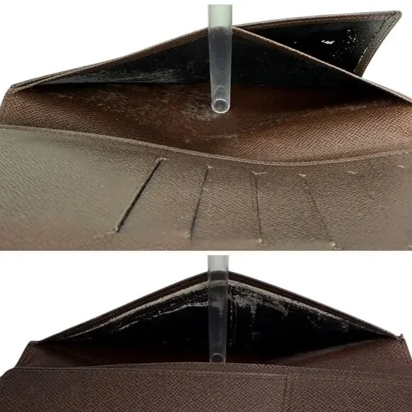 Louis Vuitton Damier Ebene Centenaire 1896-1996 Long Wallet/Passport Holder - Picture 7 of 12